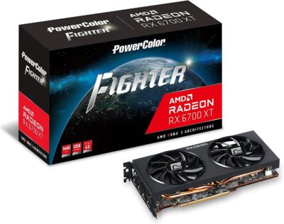 PowerColor Radeon RX 6700 XT Fighter 12GB GDDR6 AXRX 6700XT 12GBD6-3DH Video Graphic Card GPU wholesale
