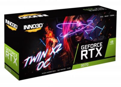 INNO3D GEFORCE RTX 3070 TWIN X2 OC 8G Nvidia GPU Graphic Card N30702-08D6X-1710VA32L wholesale