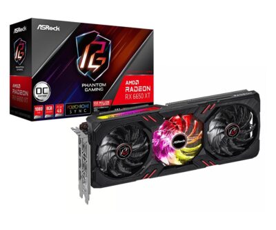 Asrock Radeon RX 6650 XT Phantom Gaming D 8GB OC RX6650XT PGD 8GO AMD GPU Graphic Card wholesale