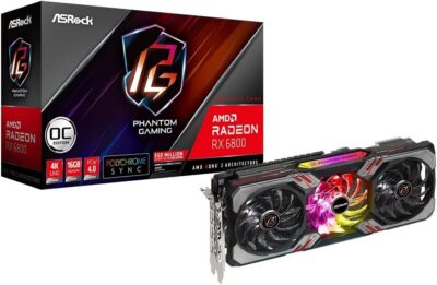 ASRock Radeon RX 6800 Phantom Gaming D Gaming Graphics Card with 16GB GDDR6, AMD RDNA 2 (RX6800 PGD 16GO) wholesale