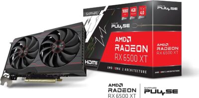 SAPPHIRE PULSE Radeon RX 6500 XT 4GB GDDR6 PCI Express 4.0 ATX Video Card 11314-01-20G - Image 5