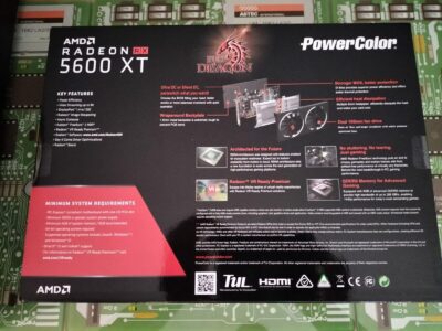 PowerColor Red Dragon Radeon RX 5600 XT 6GB GDDR6 AXRX 5600 XT 6GBD6-3DHR OC AMD GPU Graphic Card wholesale