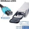 QSA Adapter, 40G QSFP to 10G SFP+ Converter Module for Cisco CVR-QSFP-SFP10G wholesale