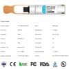 100G QSFP28 SR4 for Cisco QSFP-100G-SR4-S, 100GBASE-SR4 QSFP28 Optical Transceiver Module 850nm 100m DOM MTP/MPO DOM wholesale