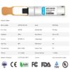 100G QSFP28 SR4 for Cisco QSFP-100G-SR4-S, 100GBASE-SR4 QSFP28 Optical Transceiver Module 850nm 100m DOM MTP/MPO DOM wholesale