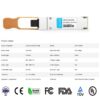 100G QSFP28 SR4 for Cisco QSFP-100G-SR4-S, 100GBASE-SR4 QSFP28 Optical Transceiver Module 850nm 100m DOM MTP/MPO DOM wholesale