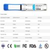 100G QSFP28 SR4 for Cisco QSFP-100G-SR4-S, 100GBASE-SR4 QSFP28 Optical Transceiver Module 850nm 100m DOM MTP/MPO DOM wholesale