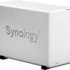 Synology 2 bay NAS DiskStation DS220j (Diskless), 2-bay 512MB DDR4, White, Grey wholesale