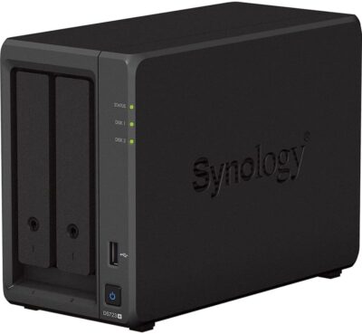 Synology DiskStation DS723+ NAS Server with Ryzen 2.6GHz CPU, 32GB Memory, 2TB SSD Storage, 1TB M.2 NVMe SSD, 2 x 1GbE LAN Ports, DSM Operating System wholesale