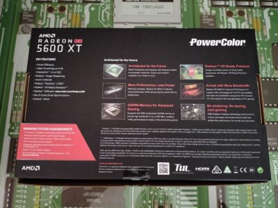 PowerColor Radeon RX 5600 XT 6GB GDDR6 AXRX 5600 XT 6GBD6-3DH OC AMD GPU Graphic Card wholesale