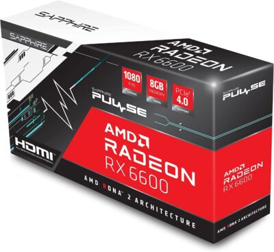 SAPPHIRE PULSE Radeon RX 6600 8GB GDDR6 PCI Express 4.0 ATX Video Card 11310-01-20G - Image 3