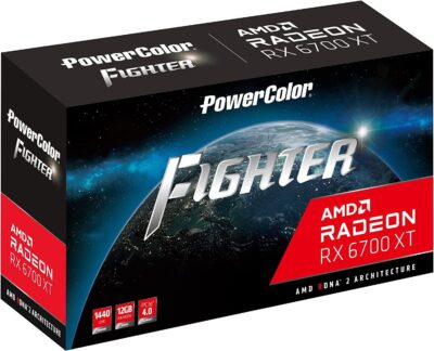 PowerColor Radeon RX 6700 XT Fighter 12GB GDDR6 AXRX 6700XT 12GBD6-3DH Video Graphic Card GPU wholesale