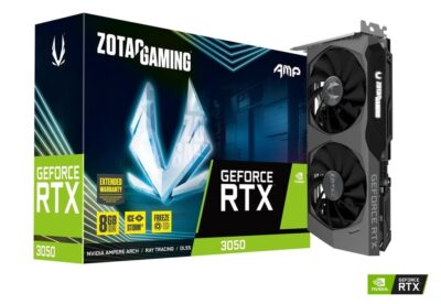 ZOTAC GAMING GeForce RTX 3050 AMP ZT-A30500F-10M Nvidia GPU Graphic Card wholesale