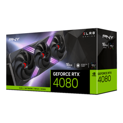 PNY XLR8 RTX 4080 VERTO EPIC-X Triple Fan VCG408016TFXXPB1 NVIDIA GPU - Image 2