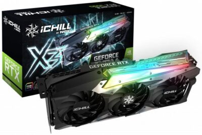 INNO3D GEFORCE RTX 3090 ICHILL X3 24G Nvidia GPU Graphic Card C30903-246XX-1880VA37 wholesale