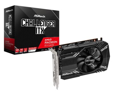 ASRock Challenger Radeon RX 6400 4GB GDDR6 PCI Express 4.0 ITX Video Card RX6400 CLI 4G wholesale