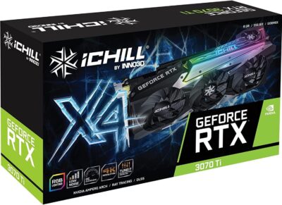 INNO3D RTX3070Ti ICHILL X4 W 8GB GDDR6X Nvidia GPU Graphic Card C307T4-086XX-1820VA35 wholesale