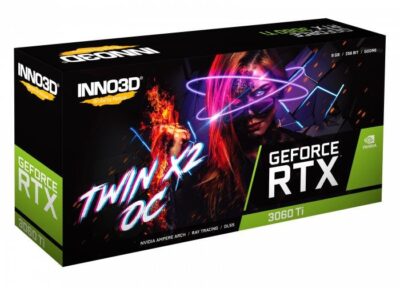 INNO3D GEFORCE RTX 3060 TI TWIN X2 OC 8GB Nvidia GPU Graphic Card N306T2-08D6X-1190VA32D wholesale
