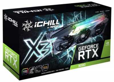 INNO3D GEFORCE RTX 3090 ICHILL X3 24G Nvidia GPU Graphic Card C30903-246XX-1880VA37 wholesale