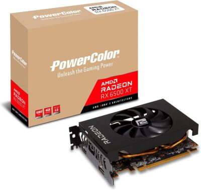 PowerColor Radeon RX 6500 XT ITX 4GB GDDR6 AXRX 6500 XT 4GBD6-DH AMD GPU Graphic Card - Image 5
