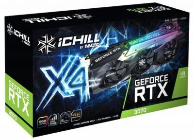 INNO3D GEFORCE RTX 3070 ICHILL X4 8G Nvidia GPU Graphic Card C30704-08D6X-1710VA35 wholesale
