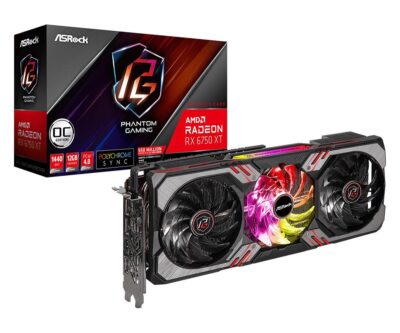 ASRock Phantom Gaming D Radeon RX 6750 XT 12GB GDDR6 PCI Express 4.0 Video Card RX6750XT PGD 12GO wholesale