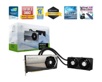 MSI GeForce RTX 4090 SUPRIM LIQUID X 24G  Nvidia GPU - Image 2