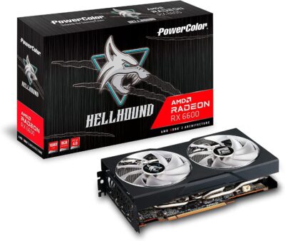 PowerColor Hellhound Radeon RX 6600 8GB GDDR6 PCI Express 4.0 ATX Video Card AXRX 6600 8GBD6-3DHL wholesale