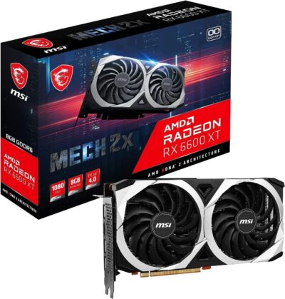 MSI Mech Radeon RX 6600 XT 8GB GDDR6 PCI Express 4.0 ATX Video Card RX 6600 XT MECH 2X 8G OC wholesale