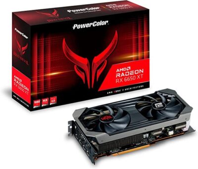 PowerColor Fighter Radeon RX 6650 XT 8GB GDDR6 PCI Express 4.0 ATX Video Card AXRX 6650XT 8GBD6-3DH - Image 2