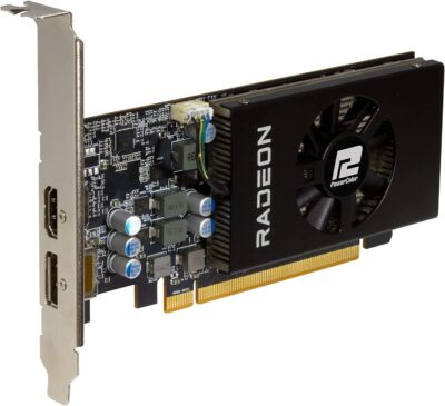 PowerColor Radeon RX 6400 Low Profile 4GB GDDR6 AXRX 6400 LP 4GBD6-DH AMD GPU Graphic Card - Image 3