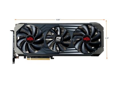 PowerColor Red Devil AMD Radeon RX 6700 XT Gaming Graphics Card with 12GB GDDR6 Memory, Powered by AMD RDNA 2, HDMI 2.1 (AXRX 6700XT 12GBD6-3DHE/OC) - Image 7