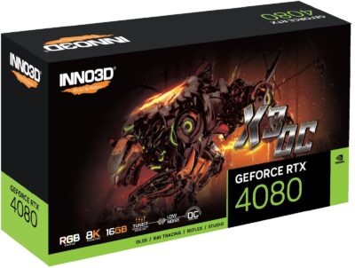 Inno3D RTX 4080 X3 OC N40803-166XX-187049N NVIDIA GPU wholesale
