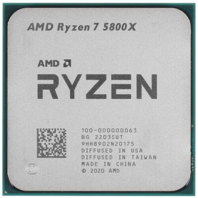 AMD Ryzen 7 5800X 8 Cores 16 Threads CPU Processor 100-000000063 wholesale