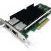 Intel X540-T2 Dual Port PciE 2X8 Low Profile Converged Server Ethernet Network Adapter Card wholesale