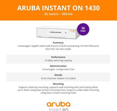 Aruba Instant On 1430 16-Port Gb (R8R48A) wholesale