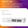 Aruba Instant On 1430 16-Port Gb Unmanaged Layer 2 Ethernet Switch | 16x 1G | Fan-Less | US Cord (R8R47A#ABA) wholesale