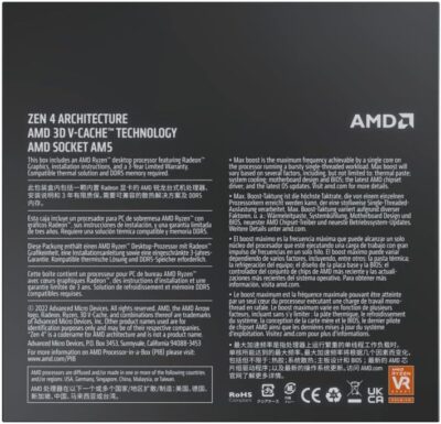 AMD 9 7900X3D CPU Socket AM5  Desktop processor wholesale