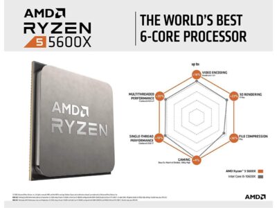 AMD 5 5600X CPU Socket AM4  Desktop processor wholesale