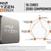 AMD 9 5950X CPU Socket AM4  Desktop processor wholesale