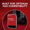WD Red 6TB NAS Internal Hard Drive - 5400 RPM Class, SATA 6Gb/s, SMR, 256MB Cache, 3.5" - WD60EFAX wholesale