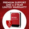 WD Red 6TB NAS Internal Hard Drive - 5400 RPM Class, SATA 6Gb/s, SMR, 256MB Cache, 3.5" - WD60EFAX wholesale