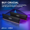 Crucial Pro Overclocking 32GB (2 x 16GB) DDR5 6000 (PC5 48000) Desktop Memory Model CP2K16G60C36U5B wholesale