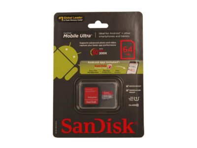 SanDisk Mobile Ultra 64GB microSDXC Flash Card Model SDSDQUA-064G-A11A wholesale