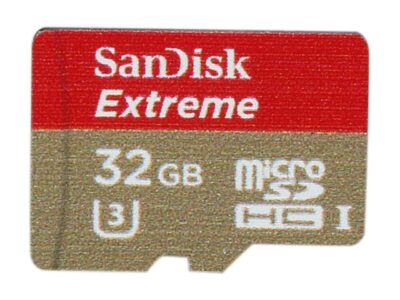 SanDisk Extreme 32GB microSDHC Flash Card with adapter - Global Model SDSDQXN-032G-G46A - Image 3