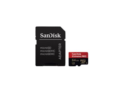 SanDisk 64GB Extreme PRO microSDXC UHS-I/U3 Class 10 Memory Card with Adapter, Speed Up to 95MB/s (SDSDQXP-064G-G46A) wholesale