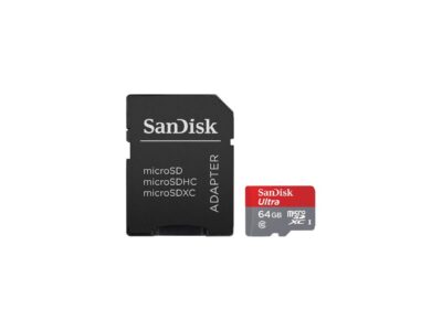 SanDisk 64GB Ultra microSDXC UHS-I / Class 10 Memory Card with Adapter, Speed Up to 80MB/s (SDSQUNC-064G-GN6MA) - Image 3