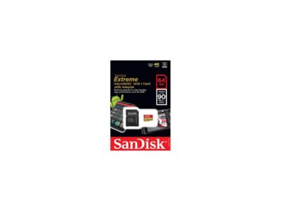 SanDisk 64GB Extreme microSDXC UHS-I/U3 Class 10 Memory Card with Adapter, Speed Up to 90MB/s (SDSQXVF-064G-GN6MA) wholesale