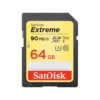 SanDisk 64GB Extreme SDXC UHS-I/U3 Class 10 Memory Card, Speed Up to 90MB/s (SDSDXVE-064G-GNCIN) wholesale