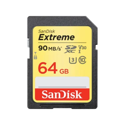 SanDisk 64GB Extreme SDXC UHS-I/U3 Class 10 Memory Card, Speed Up to 90MB/s (SDSDXVE-064G-GNCIN) wholesale